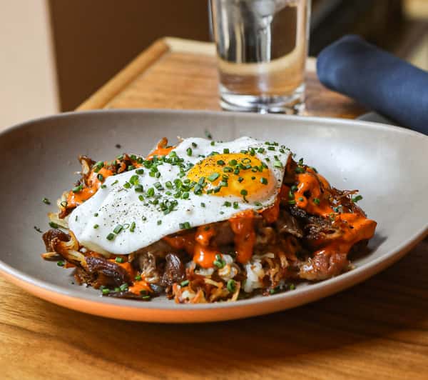 Carnitas Hash from the Mercadito brunch menu