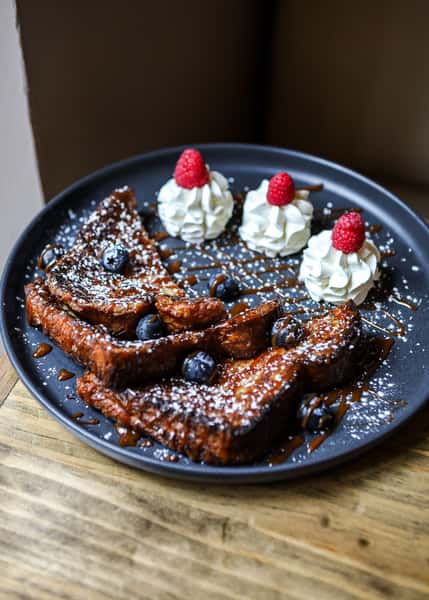 Tres Leches French Toast from the Mercadito brunch menu